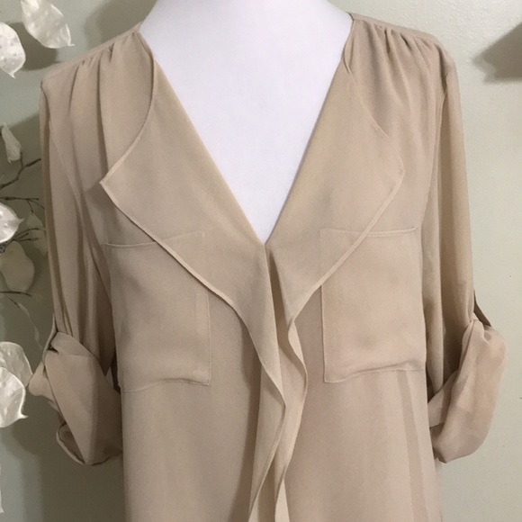 CALVIN KLEIN BROWN BLOUSE - Picture 2 of 5